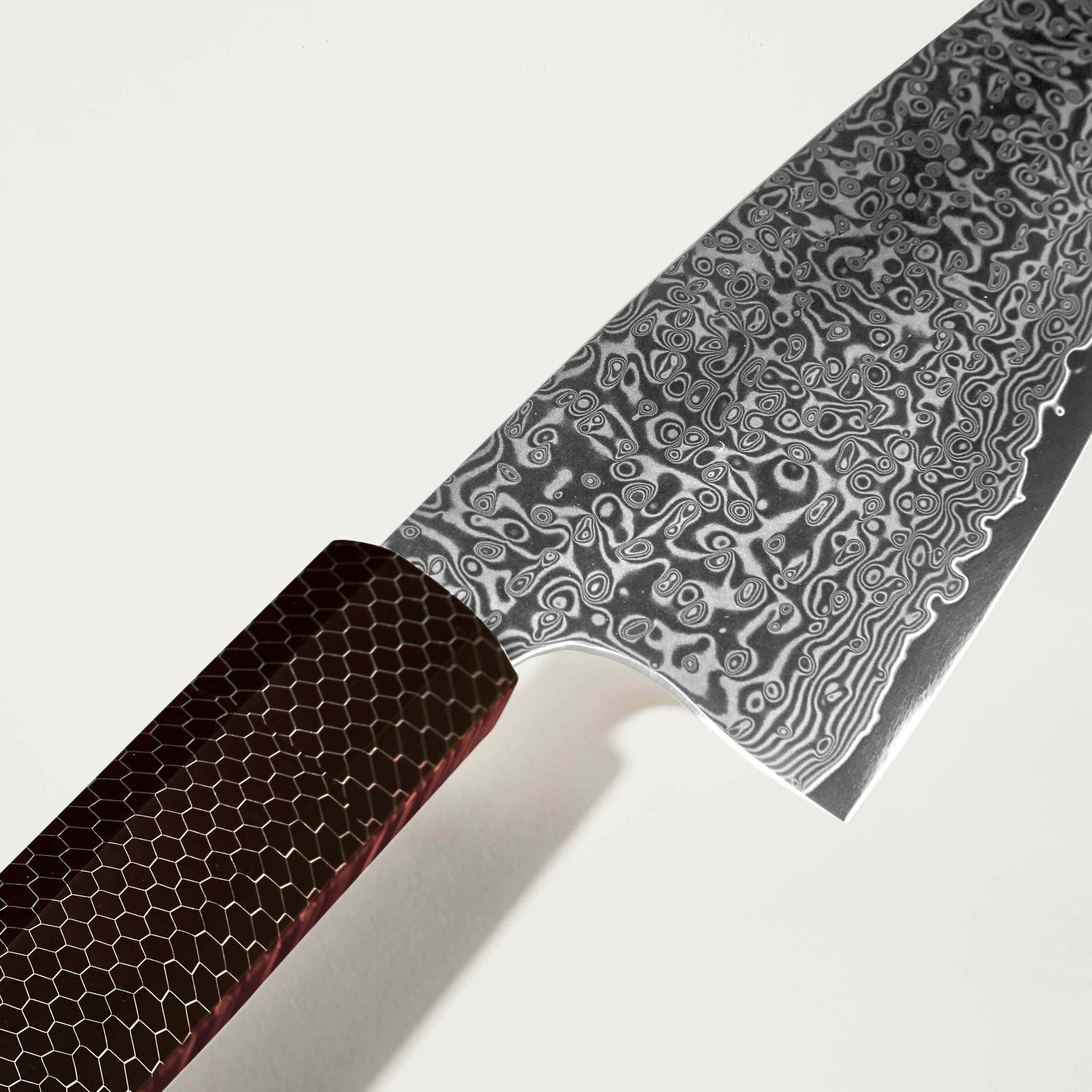 Kumo Chef Knife & Bread Knife Set - Bordeaux image 6